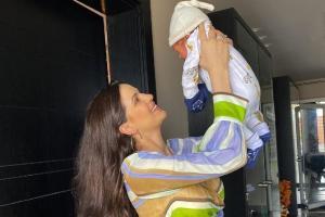 See Photo: Natasa Stankovic shares first pictures of her baby boy