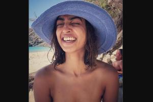 Radhika Apte shares 'happy picture' in 'birth suit' from beach