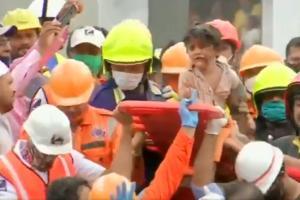 Raigad building collapse: 4-year-old rescued from rubble after 15 hrs