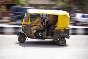 Auto driver flung into air by hanging wire, crashes into woman