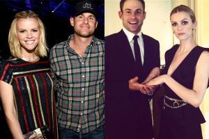 Andy Roddick with wife Brooklyn Decker at an awards function