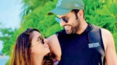 Lritika Sajde Sex Mms - Rohit Sharma and wife Ritika sweat it out together