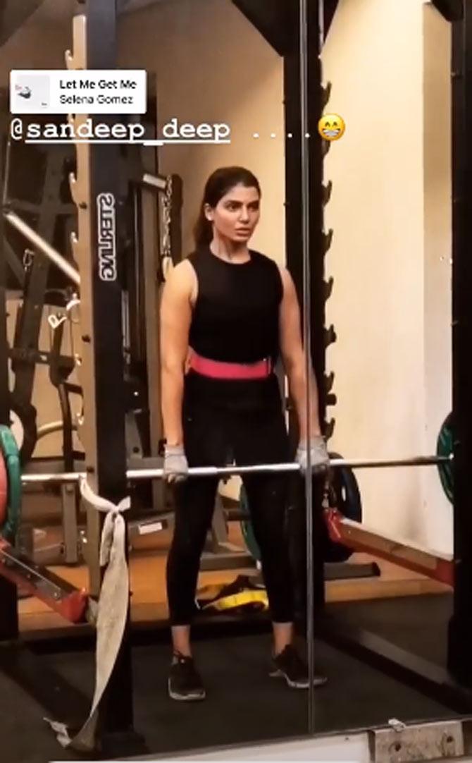 Samantha Akkineni Latest Workout Pics - Latest Movie Updates