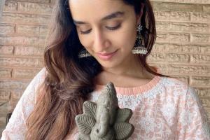 Shraddha Kapoor welcomes eco-friendly Ganpati at her home
