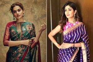 Shilpa Shetty, Taapsee Pannu exude elegance in Indian handloom sarees