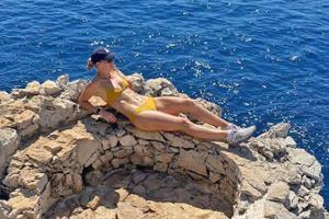 Hiking is a pleasure for Caroline Wozniacki!