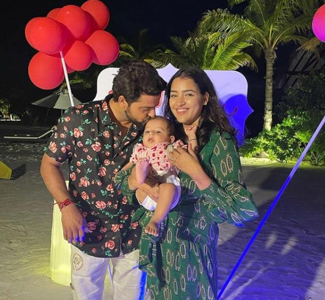 Sharing a candid photo with wife Priyanka Raina and their baby boy Rio. Raina also thanked all his fans and colleagues for their wishes. Raina wrote: Thank you, everyone, for such amazing birthday wishes & making my day really special. May you all keep flourishing & keep shining. Stay say, stay healthy & stay blessed.