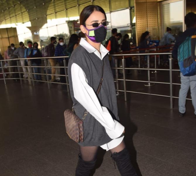 Radhika Madan is back at work, and she finds the experience of shooting in the new normal a bit weird. 