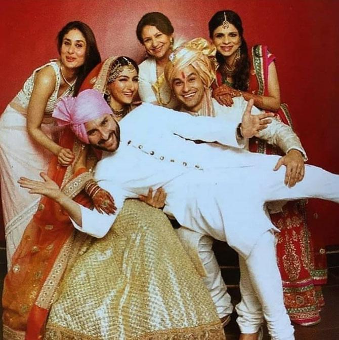 The couple has three children - son Saif Ali Khan and daughters Soha and Saba. While Saif is now a father of four children - Sara Ali Khan and Ibrahim Ali Khan (with his first wife Amrita Singh) and Taimur Ali Khan and Jeh Ali Khan (with his second wife Kareena Kapoor), Soha has a daughter - Inaaya Naumi Kemmu (with husband Kunal Kemmu).