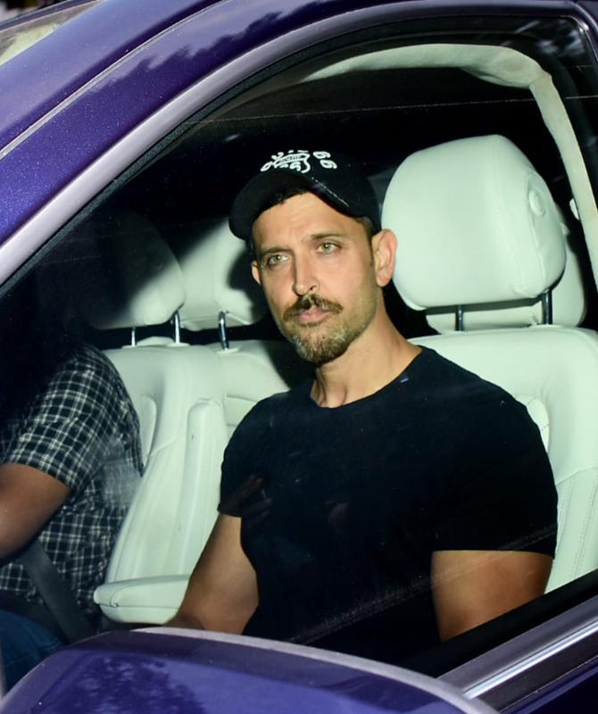 Hrithik Roshan was enjoying his car ride in Juhu when snapped by the photographers. The actor opted for a black t-shirt with a cap for the outing. Hrithik recently completed 20 years in Bollywood. Talking about it in an interview, the 46-year-old actor said, 