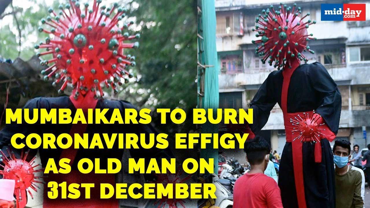 Mumbaikars make COVID-19 effigy as Old Man to be burnt on December 31