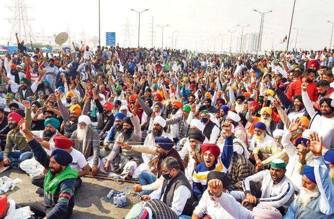 Farmers have been protesting for over two weeks at the Delhi border