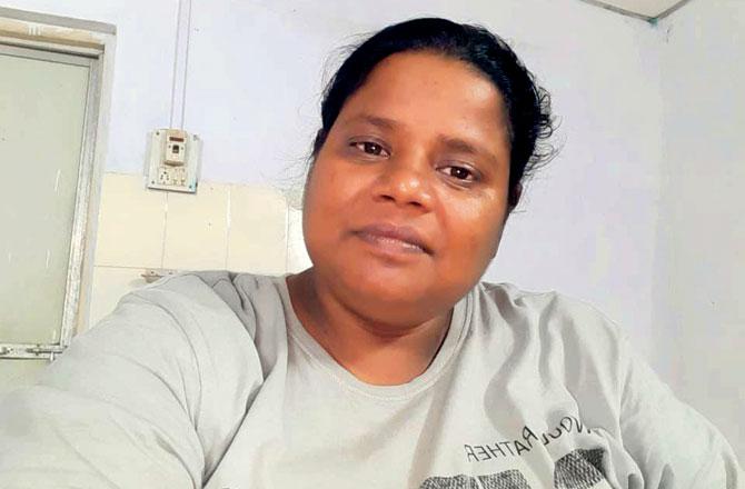 Social worker Farzana Ansari had been with the woman since she was brought to the rehabilitation centre