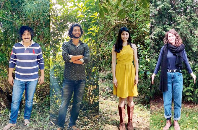 Kunal Khanna, Rudransh Mathur, Neha Shreshta and Marie Schega