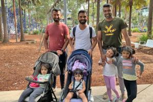 Rahane, Pujara and Ashwin enjoy Fathers Day Out with babies in Sydney