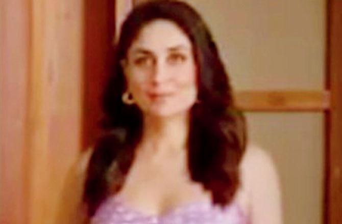 Kareena Kapoor Khan sporting the strappy dress. Pic/Youtube