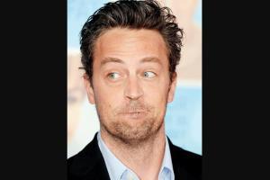 Matthew Perry shares a photo with his fiancee Molly Hurwitz
