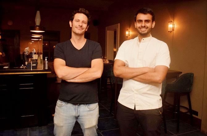 Nick Harrison, co-owner Slink & Bardot, and chef Vidit Aren say they used the lockdown to create a menu that uses exclusive ingredients that have taken long to prepare, but the dish that arrives at the table is simple
