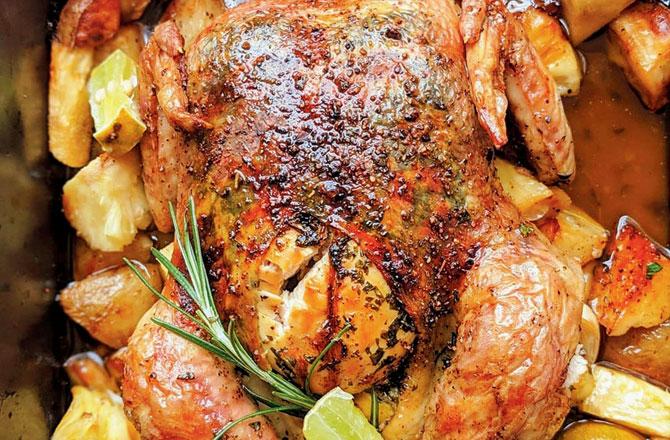 Roast chicken