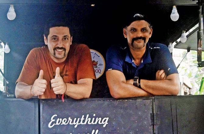 Owner Rushad Cyrus Balaporia (left) and Chef Brandon Pinheiro