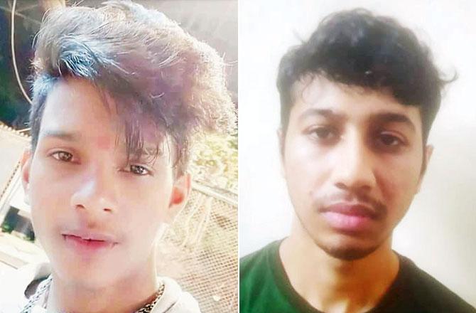 Satish Parashnath Gupta, the deceased; (right) Taiffur Shaikh, who was at the wheel