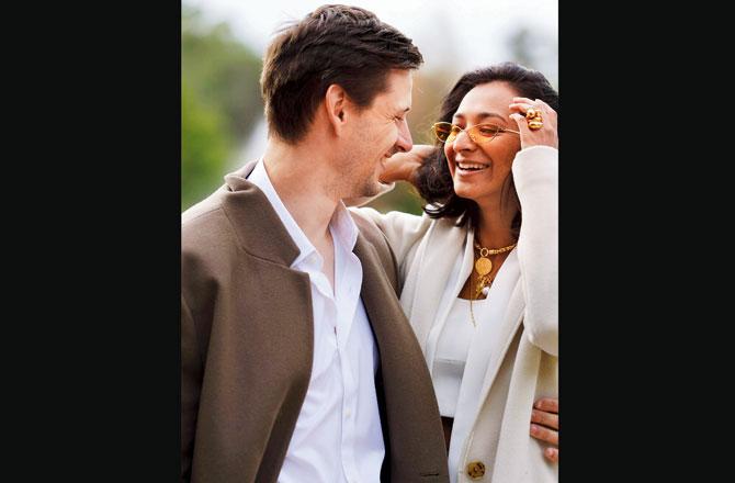 Suhani Parekh and Justas Motuzas Married in London Wore denims and winter coats