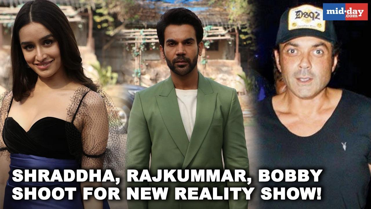 Shraddha Kapoor, Rajkummar Rao, Bobby Deol shoot for a new music reality show