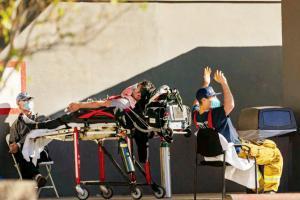 California hospitals battling to keep pace amid virus surge