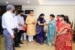Urmila Matondkar joins Shiv Sena in presence of Uddhav Thackeray