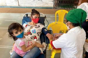 Mumbai: People donate 1,200 bottles of blood after an acute shortage