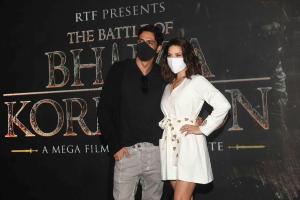 Arjun, Sunny launch the first look of The Battle of Bhima Koregaon