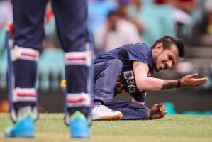 Super-sub Yuzvendra Chahal set a new record during the T20I against Aus