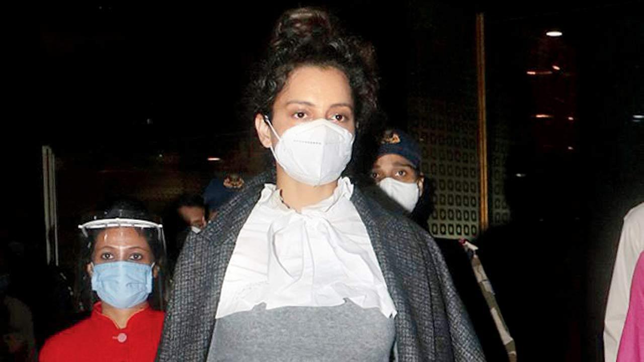 Kangana back in Mumbai