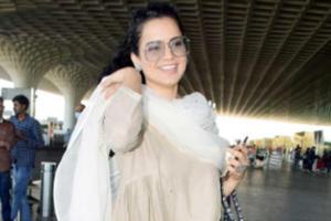 Kangana Ranaut meets Rajnath Singh, seeks blessings for film Tejas