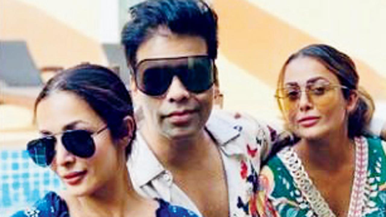 Karan Johar joins the girl gang in Goa