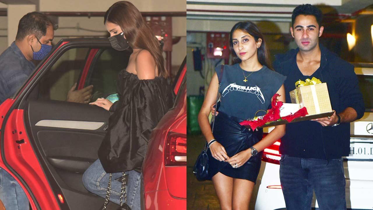 Tara Sutaria, Aadar Jain, Armaan Jain, Anissa Malhotra snapped at Kareena Kapoor Khan's home