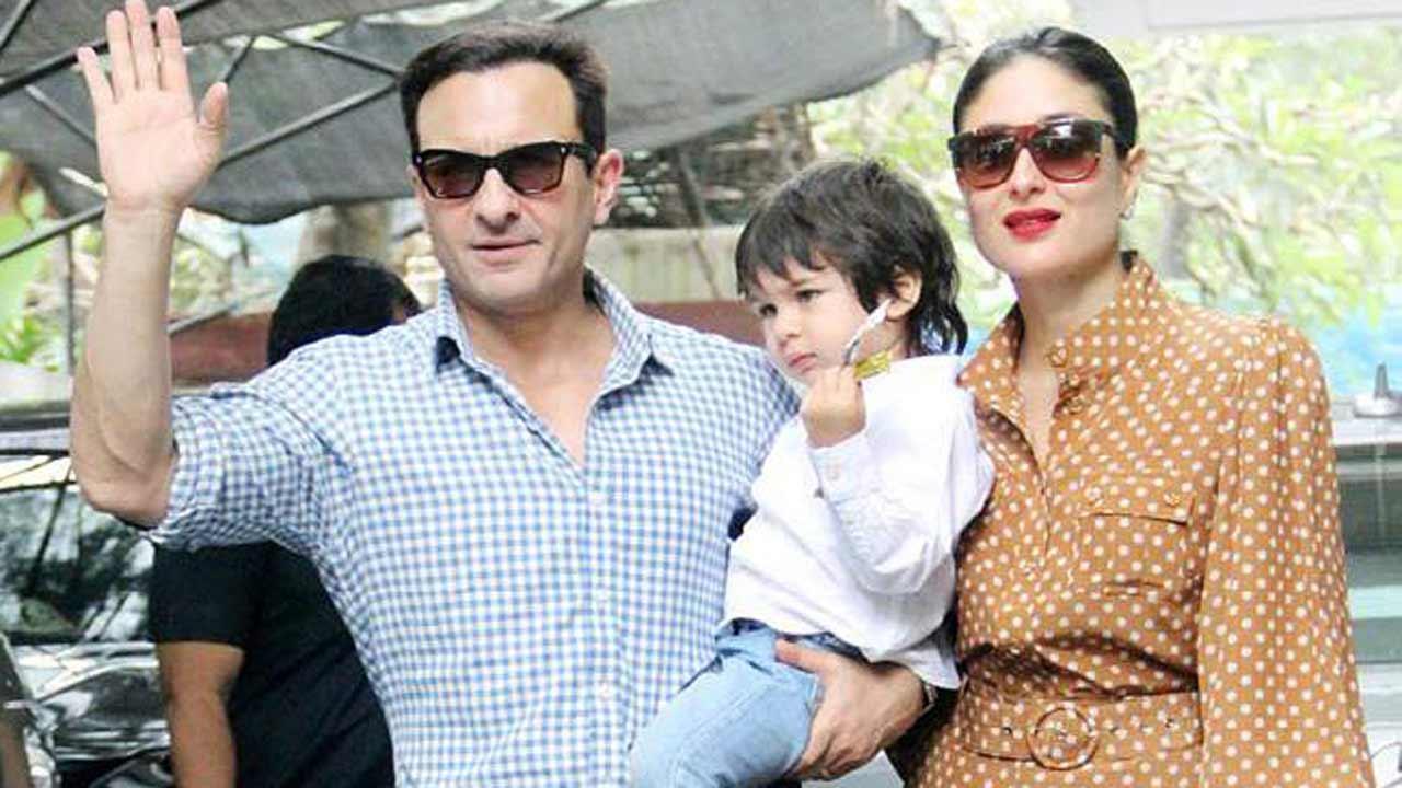 See Photos: Kareena Kapoor Khan tries to 'force the boys' into taking a perfect picture