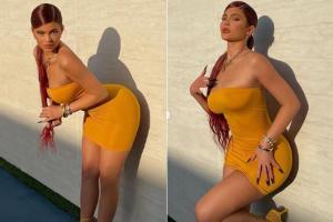Kylie Jenner flaunts her red hair during holiday in LA