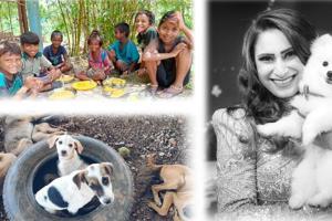 Mother of 1800 kids, 550 stray dogs, this Lady is example of kindness