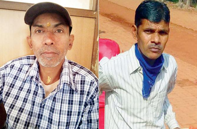 Ganpat Ranjane , rickshaw puller and Ramesh Lokhande, rickshaw puller