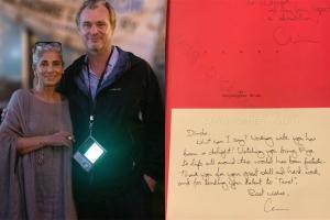 Akshay Kumar shares Nolan's hand-written note for Dimple Kapadia
