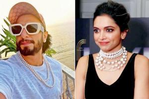Is Ranveer Singh wearing wifey Deepika Padukone's pearls?
