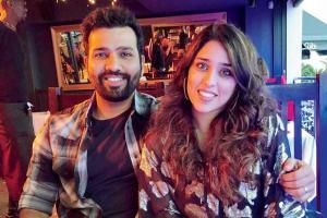 Rohit Sharma and Ritika in romantic mode on fifth wedding anniversary