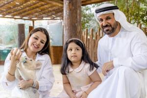 Sakshi Dhoni and Ziva enjoy at exotic animal farm in Dubai