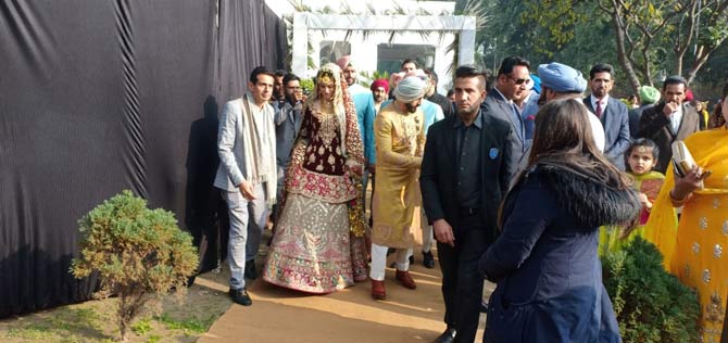 Simran Kaur Mundi, Miss India Universe 2008, tied the knot with Gurdas Maan's son Gurrick Mann in an intimate ceremony on January 31, 2020. All pictures/Pallav Paliwal and Instagram
