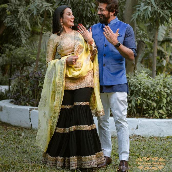 After the 'Sagai' (engagement ceremony), Shalabh took to Instagram and shared this adorable picture, which speaks volumes about their love for each other. He even shared a video, which showed glimpses from the event. He captioned it: Memorable event in this lifetime #shubhmangalkasha