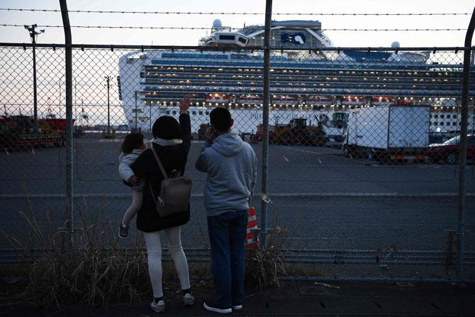 The Diamond Princess cruise ship was quarantined since arriving off the Japanese coast in February after the virus was detected in a former passenger who got off the ship last month in Hong Kong. 