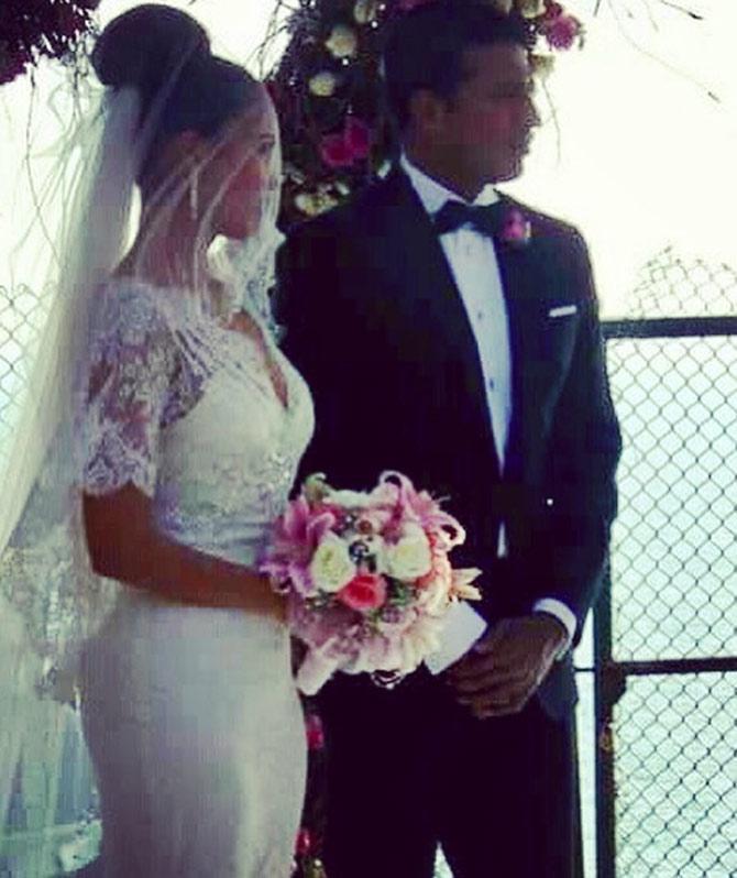 Lara Dutta and Mahesh Bhupathi dated for some time before they tied the knot, two days after Valentine's Day - February 16, in 2011.
8 years ago I made my doubles debut, with the best partner!. We make a great team @mbhupathi
