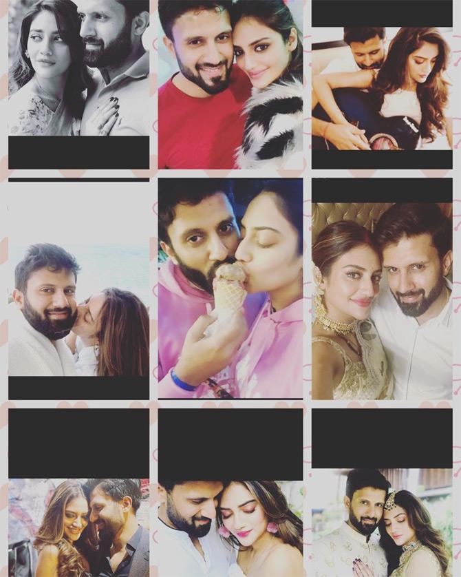 Nusrat shared another picture, a collage of pictures featuring her candid photos with husband Nikhil Jain. While expressing her unconditional love for husband Nikhil Jain, Nusrat wrote: I loved u yesterday, I love u still, I always have, I always will...Happy Valentines Hubbilicious!






