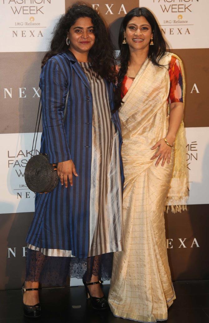 Ashwiny Iyer Tiwari and Konkona Sensharma posed for the paps as they attended LFW 2020 together.